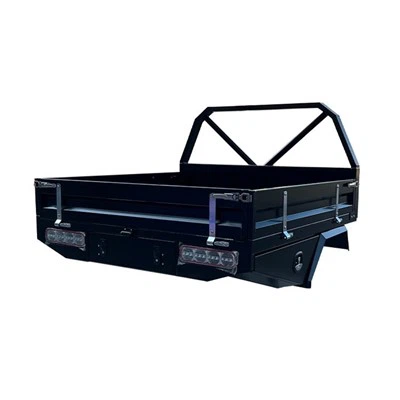 Heavey Duty svartur álbakki fyrir Hilux Dual Cab